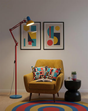 Flexo Memphis Floor Lamp with Adjustable Arm