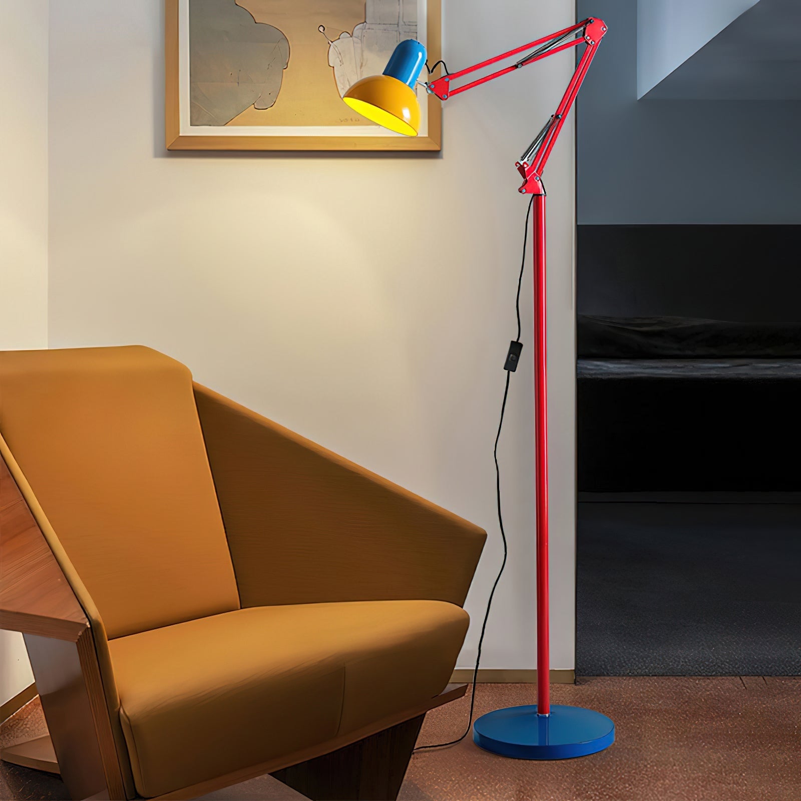 Flexo Memphis Floor Lamp with Adjustable Arm