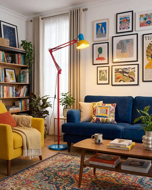 Flexo Memphis Floor Lamp with Adjustable Arm