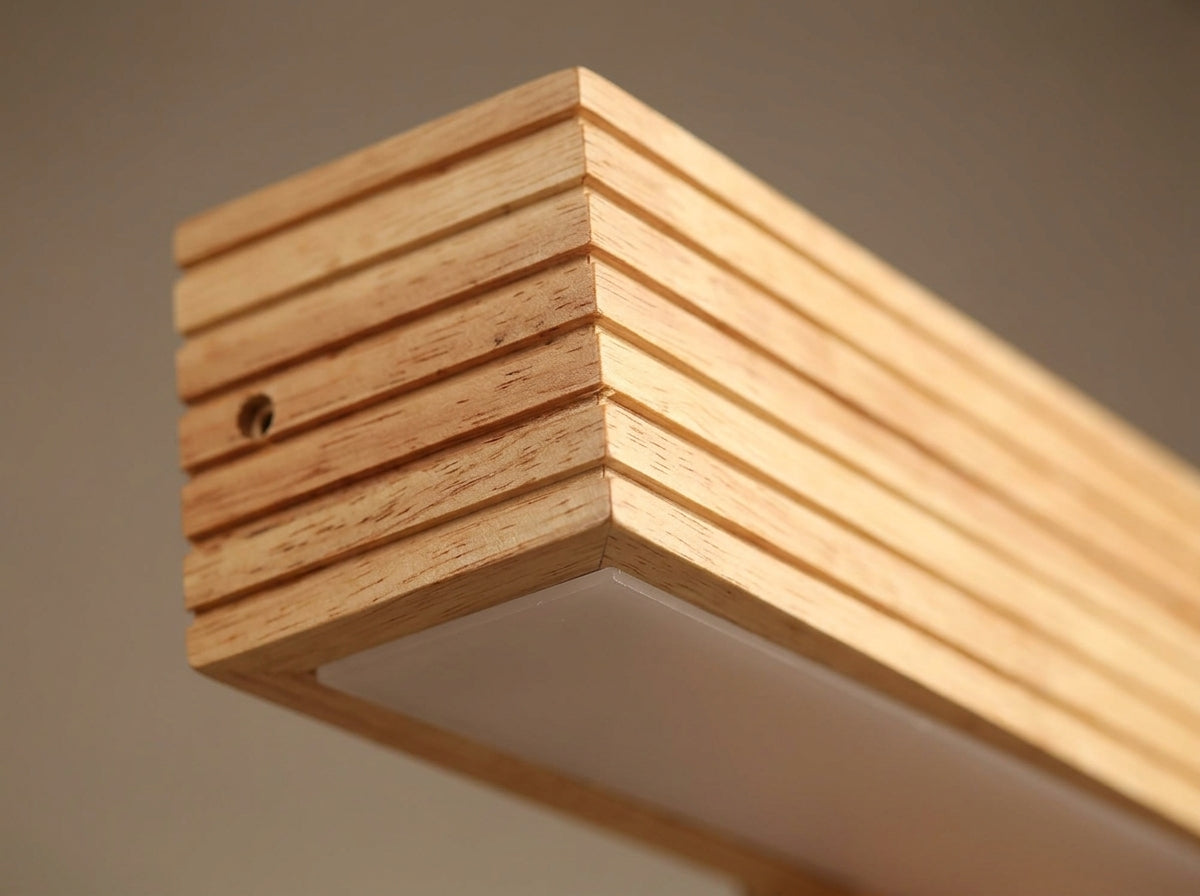 Floating Wood Wall Light - Crafted for Timeless Quality