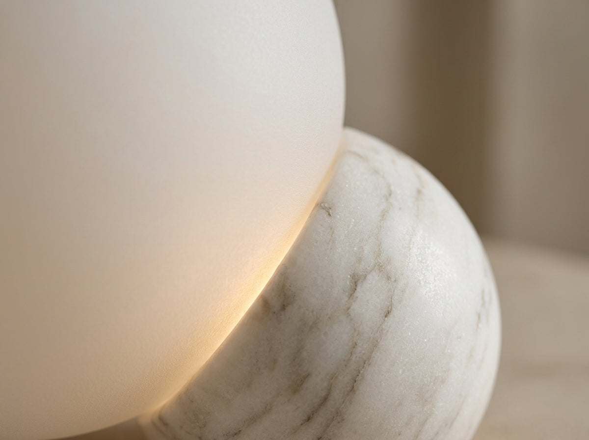 Frosted Globe Lamp - Crafted for a Timeless Feel