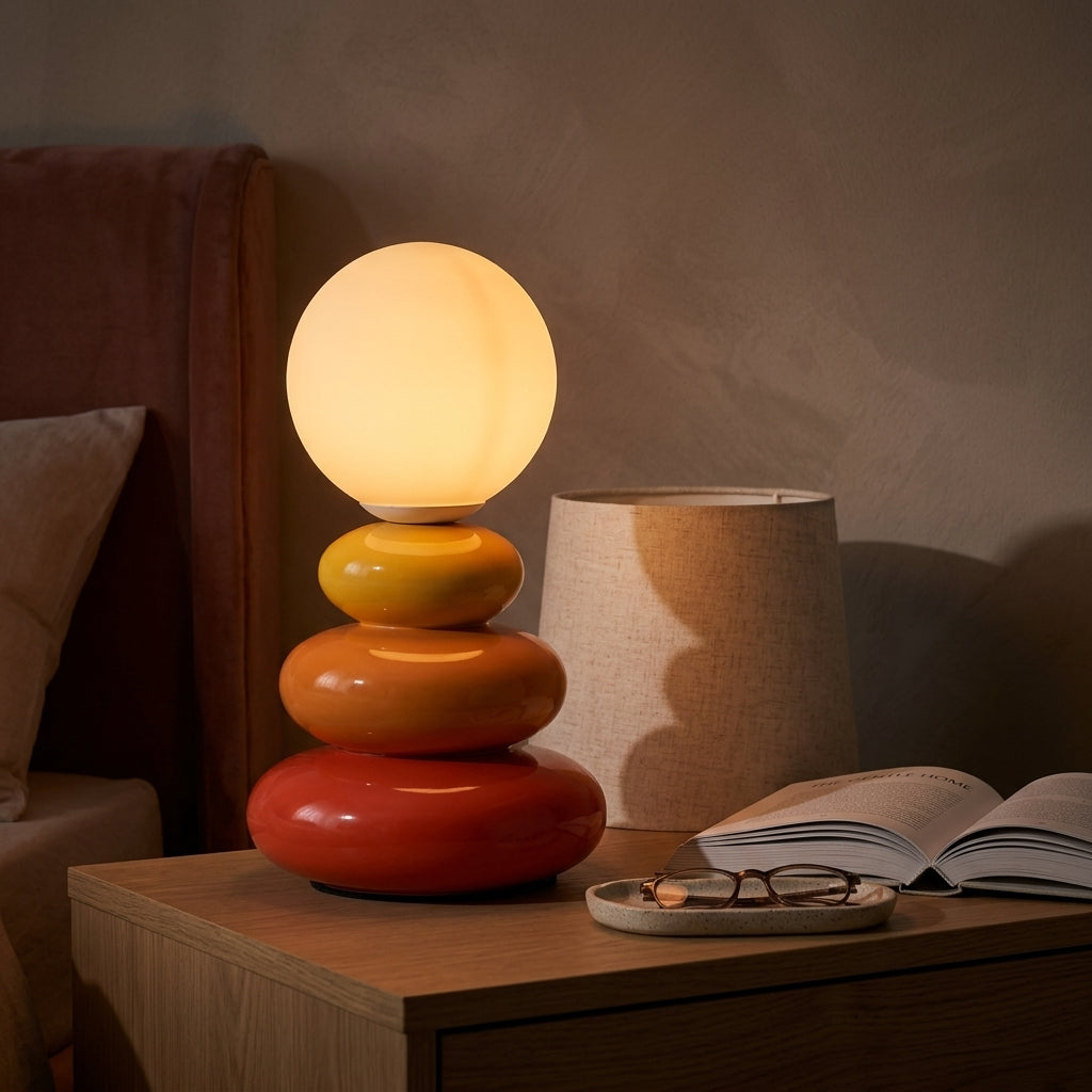 Frosted Globe Table Lamp - Main Product Image