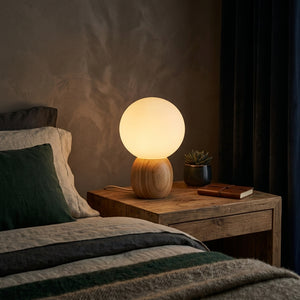 Frosted Globe Table Lamp - Main Product Image