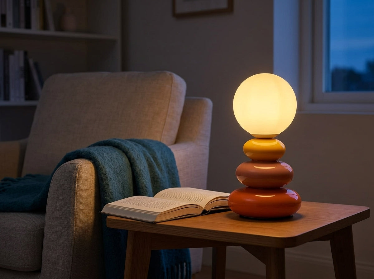 Frosted Globe Table Lamp - Sets the Mood Instantly