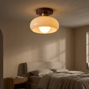Halo Glass Flush Light - Main Product Image