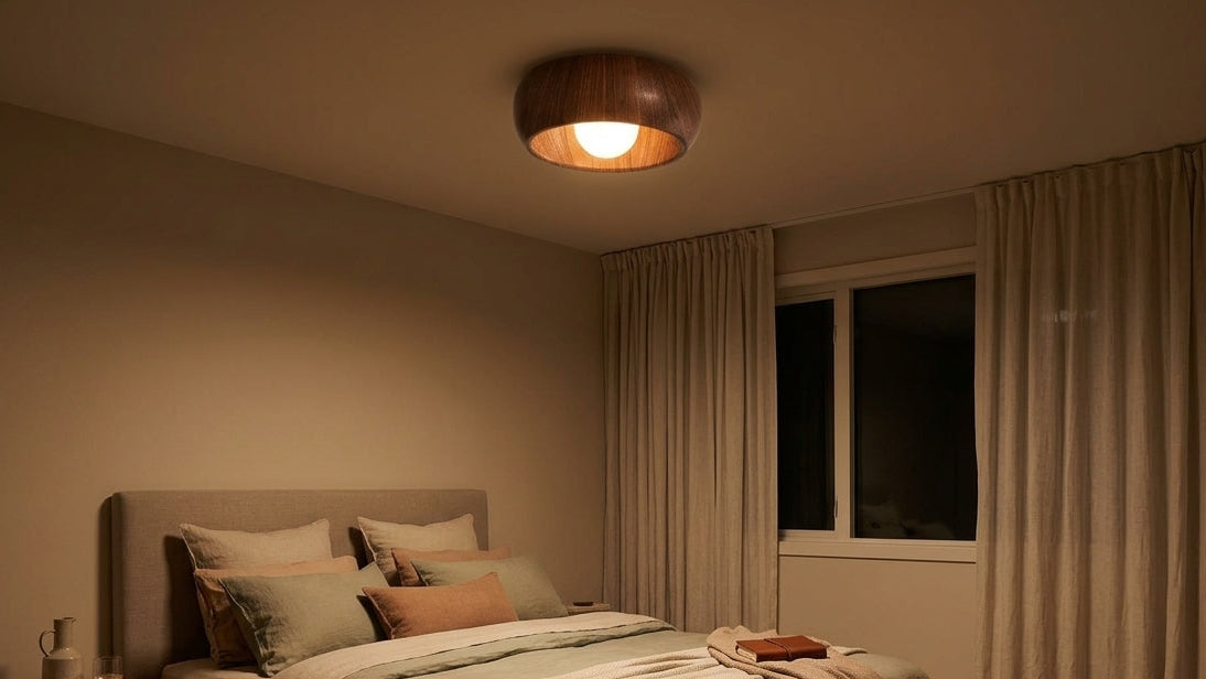 Halo Wood Flush Light - Elevate Your Everyday Ambiance