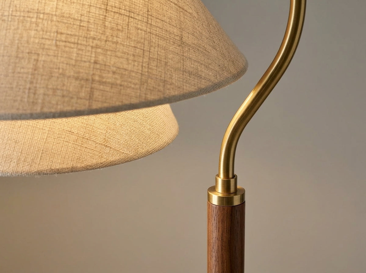Layered Glow Floor Lamp - Crafted for Lasting Warmth