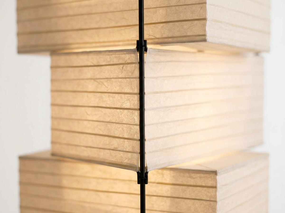 Layered Paper Tower Lamp - Crafted for Timeless Beauty
