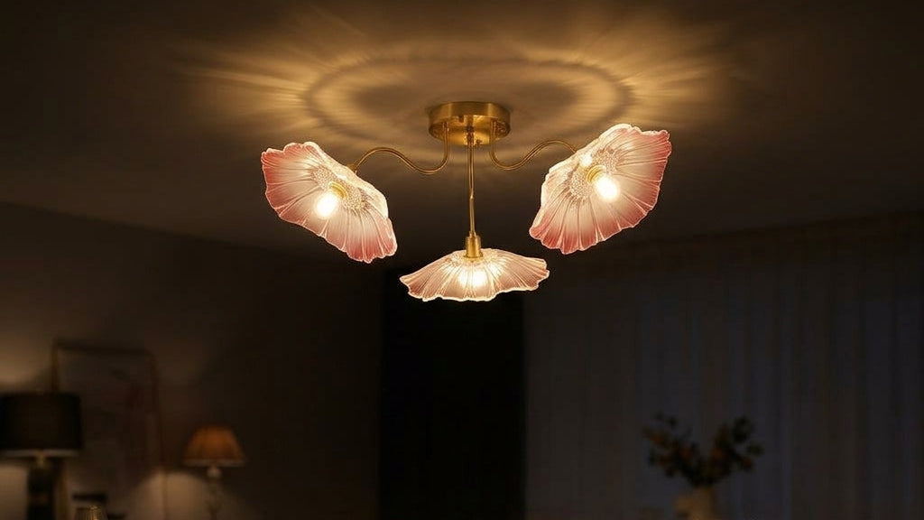 Lotus Bloom Ceiling Light - Section 2