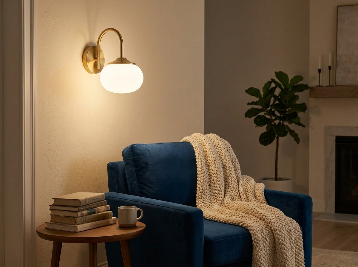 Luna Globe Sconce - Sets a Warm, Inviting Mood