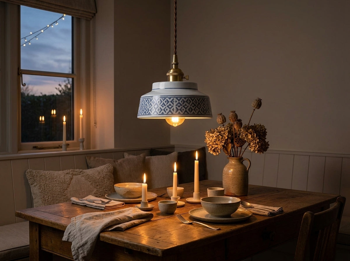 Luster Dome Pendant - Sets a Warm, Inviting Mood