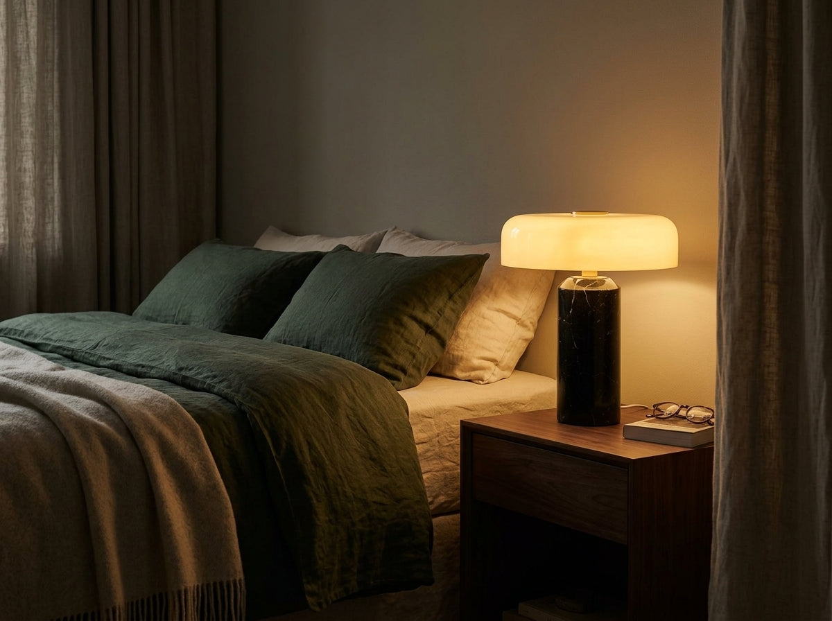 Marble Cylinder Lamp - Instantly Elevate Evening Ambiance