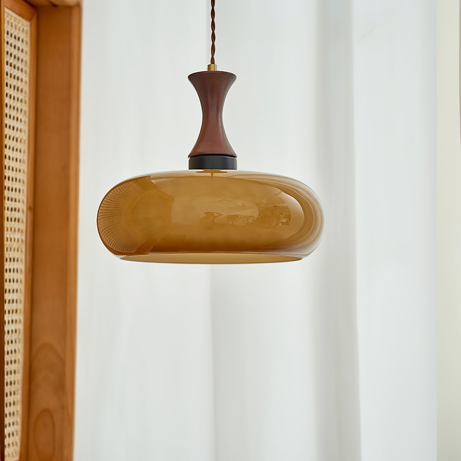 Mayon Plug-In Pendant Lamp with 15ft Cord