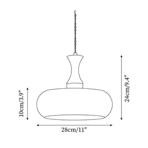 Mayon Plug-In Pendant Lamp with 15ft Cord