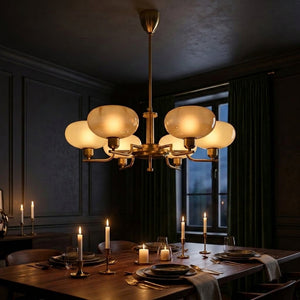 Multi-Arm Glass Chandelier - Main Product Image