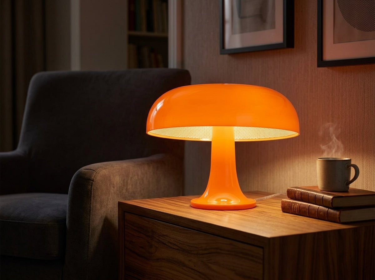 Mushroom Glow Lamp - Sets a Warm, Inviting Mood