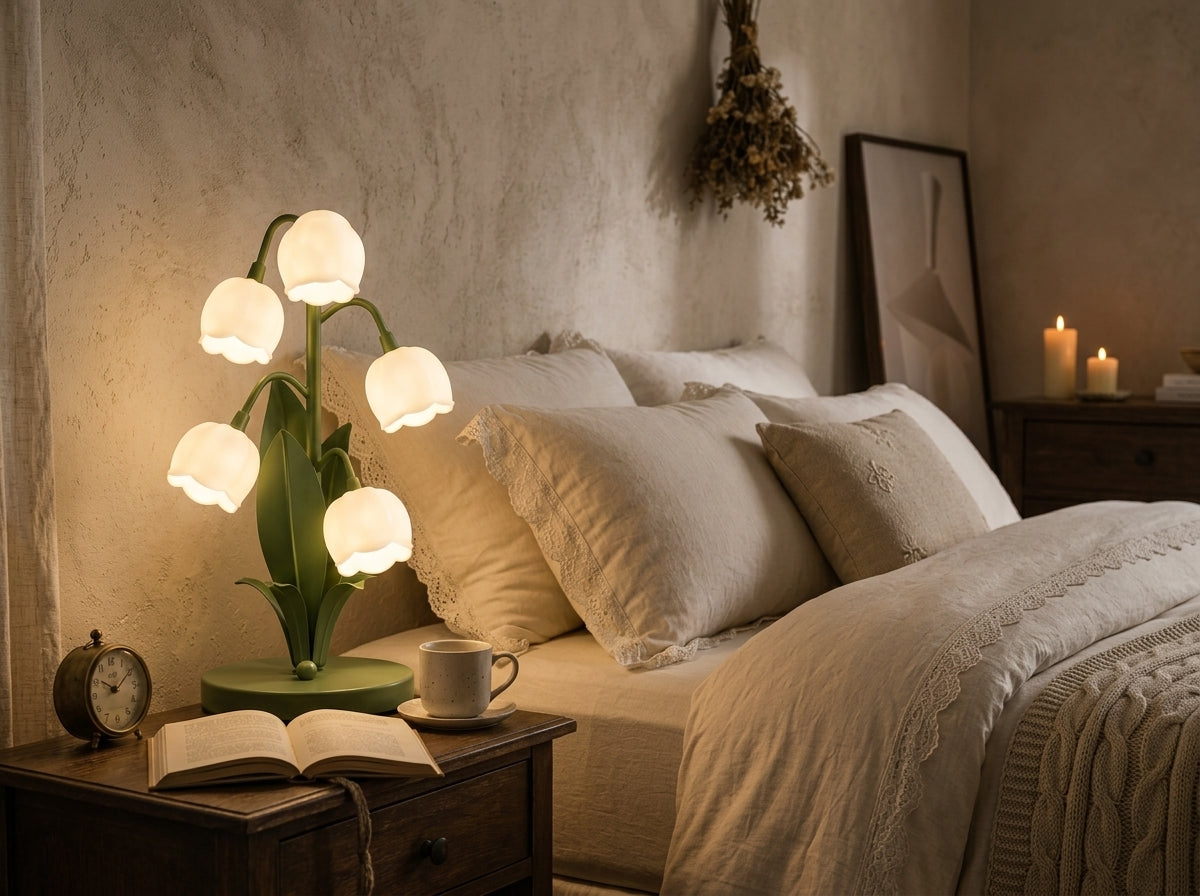 Orchid Bloom Table Lamp - Sets a Romantic Mood