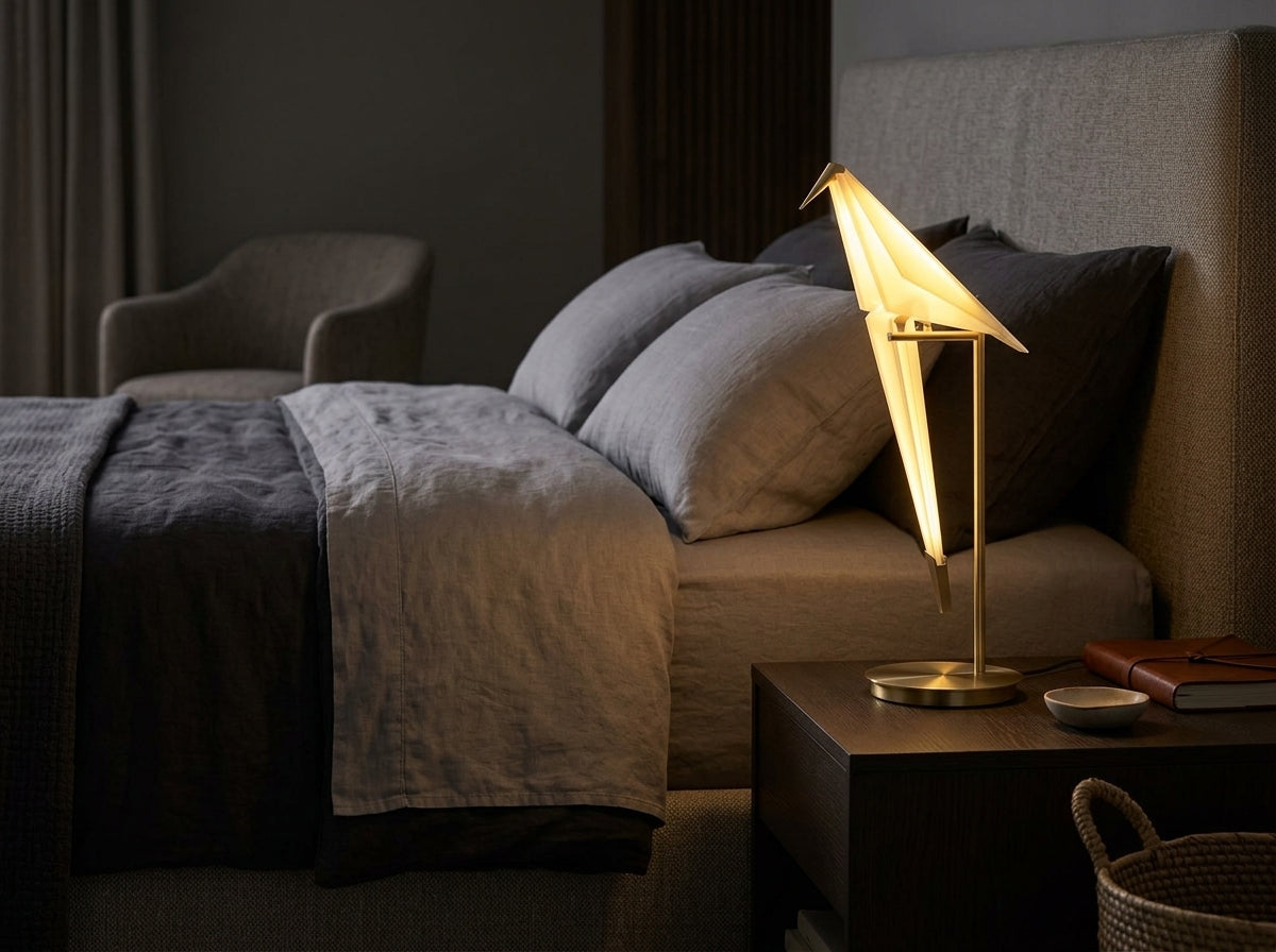 Origami Bird Lamp - Sets a Warm, Artistic Mood