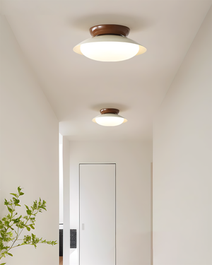 Paulo Mid-Century Dome Ceiling Light with Integrated LED
