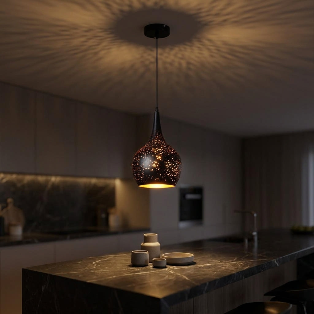Perforated Ember Pendant - Main Product Image
