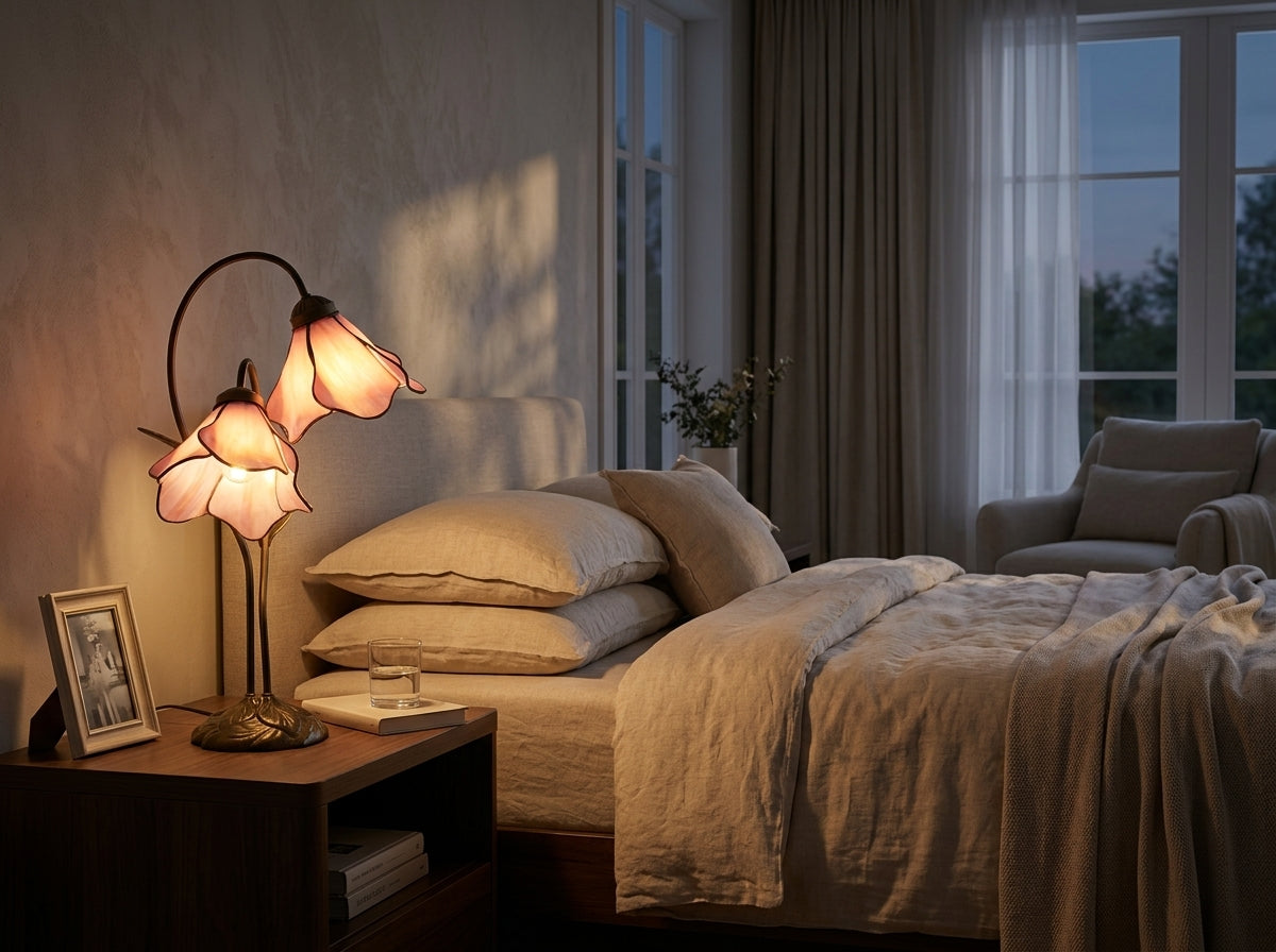Petal Bloom Table Lamp - Sets a Cozy Evening Mood