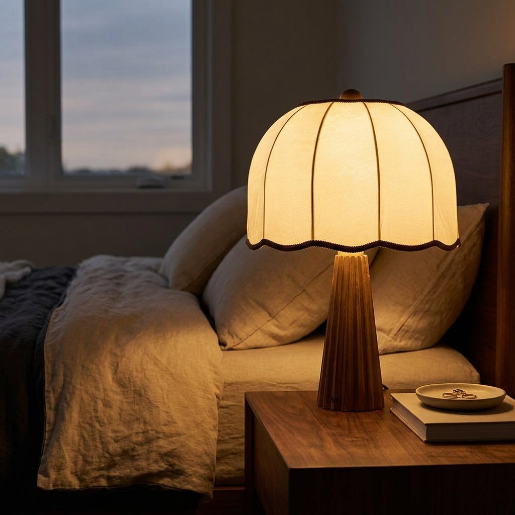 Pleated Curve Lamp - Main Product Image