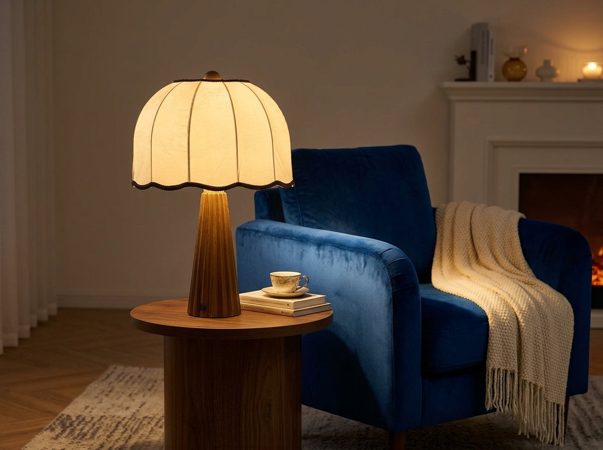 Pleated Curve Lamp - Elevates Every Evening Atmosphere
