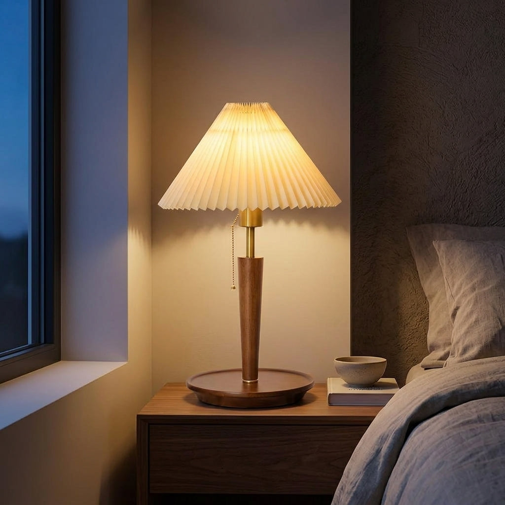 Pleated Fold Table Lamp - Main Product Image