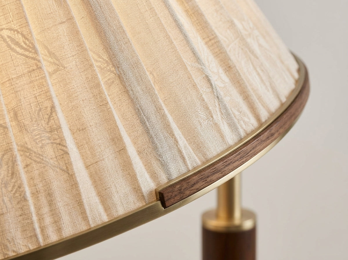 Pleated Halo Floor Lamp - Crafted for Warmth & Quality