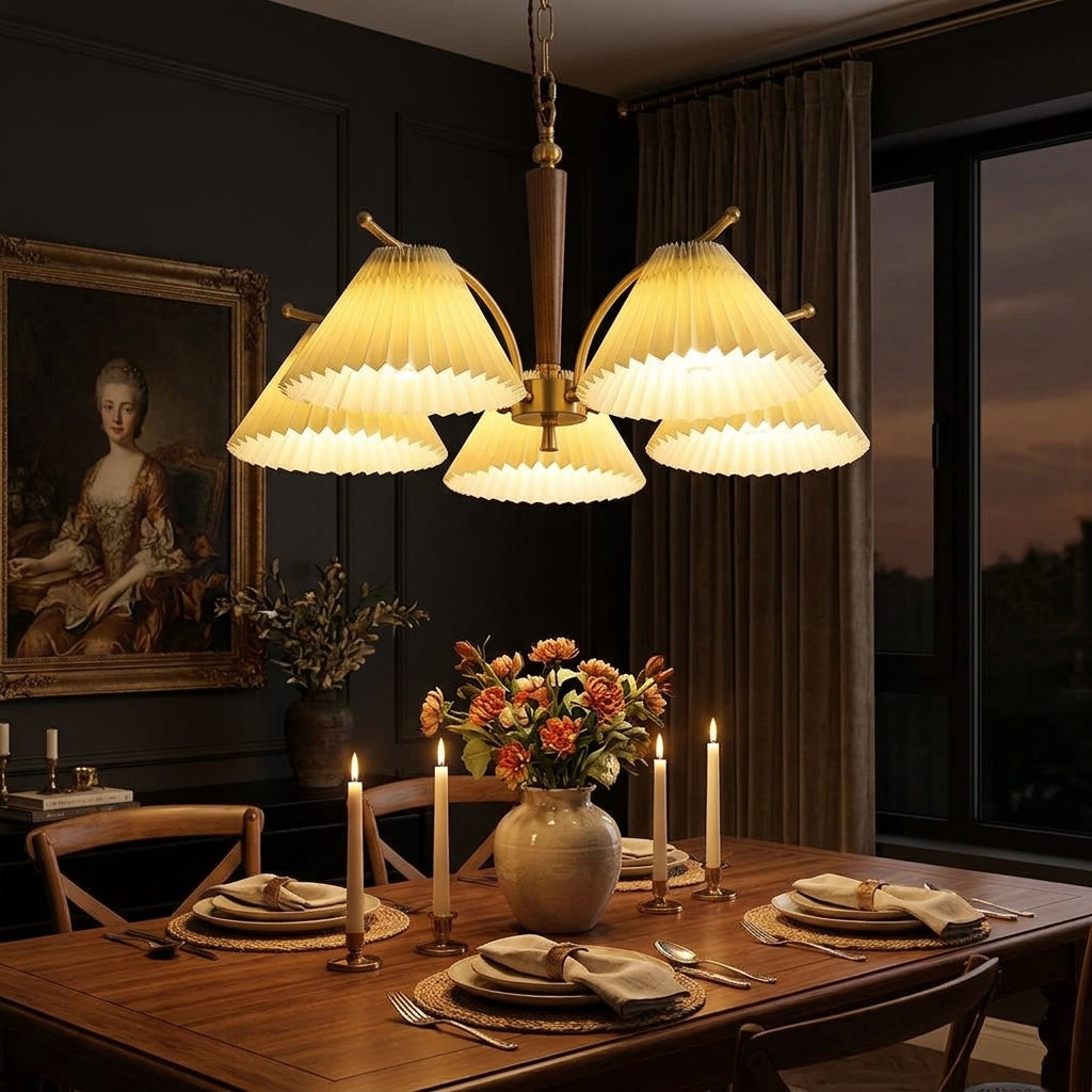 Pleated Silhouette Chandelier - Main Product Image