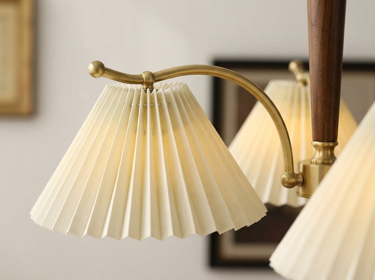 Pleated Silhouette Chandelier - Crafted for Lasting Beauty