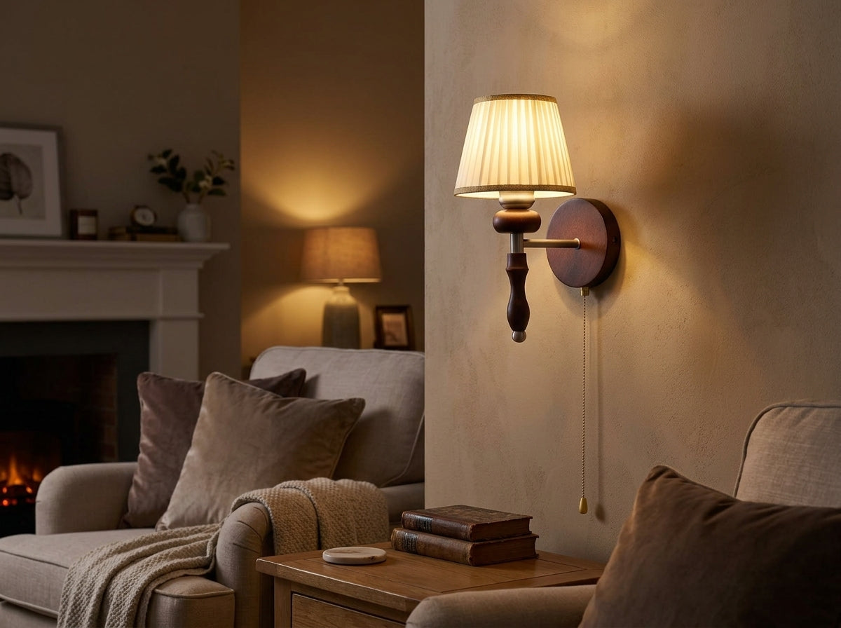 Pleated Vintage Wall Sconce - Elevate Every Room's Mood