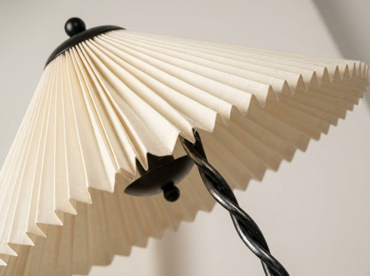 Pleated Wave Lamp - Crafted for Timeless Texture