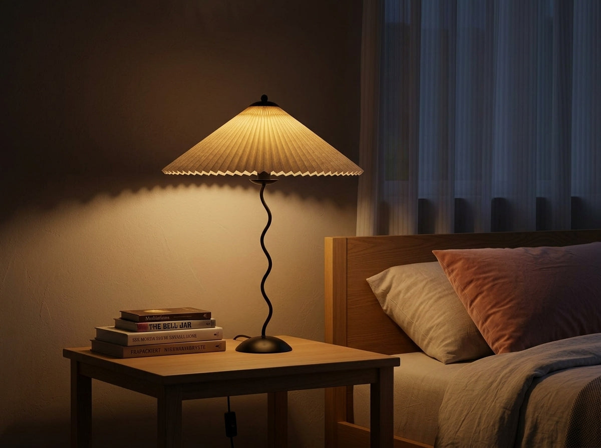 Pleated Wave Lamp - Set the Mood, Instantly