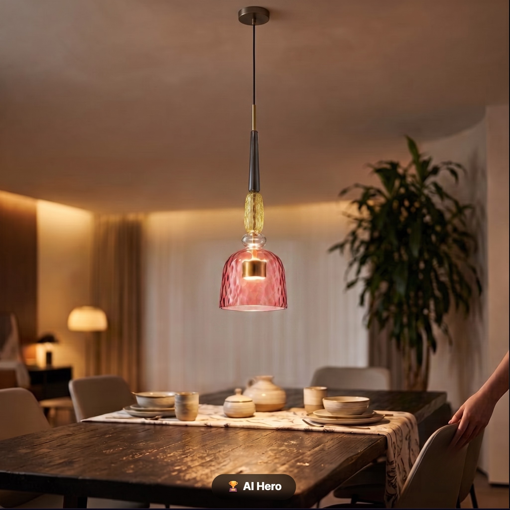 Prismora Glass Pendant - Main Product Image