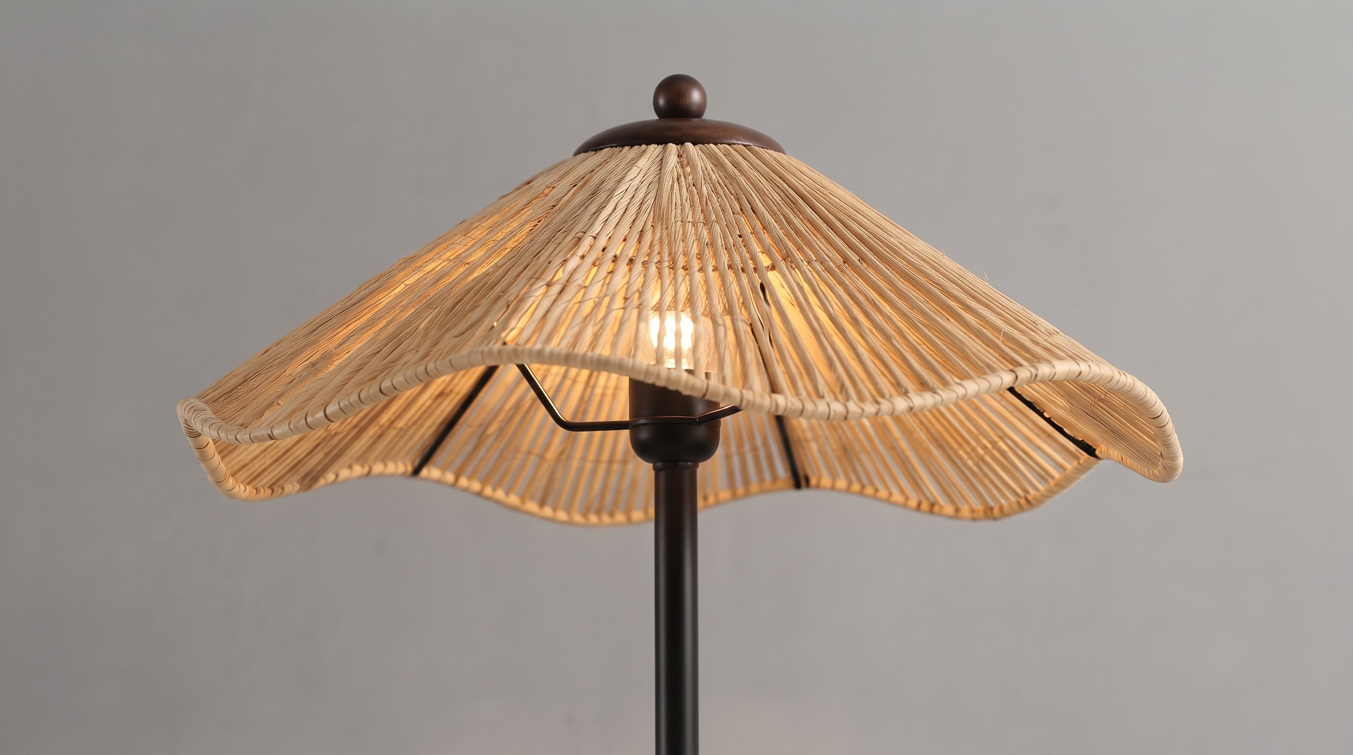 Raffia Bloom Floor Lamp - Section 1 (Replaced)