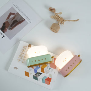 Rechargeable Toaster Table Lamp with Built-In Battery