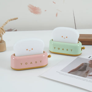Rechargeable Toaster Table Lamp with Built-In Battery