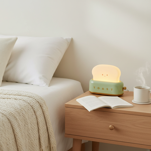 Rechargeable Toaster Table Lamp with Built-In Battery