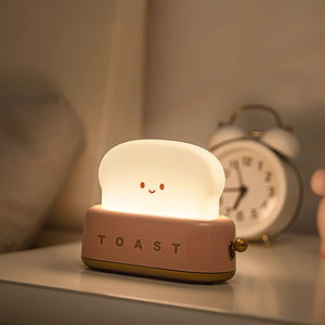 Rechargeable Toaster Table Lamp with Built-In Battery
