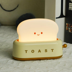 Rechargeable Toaster Table Lamp with Built-In Battery