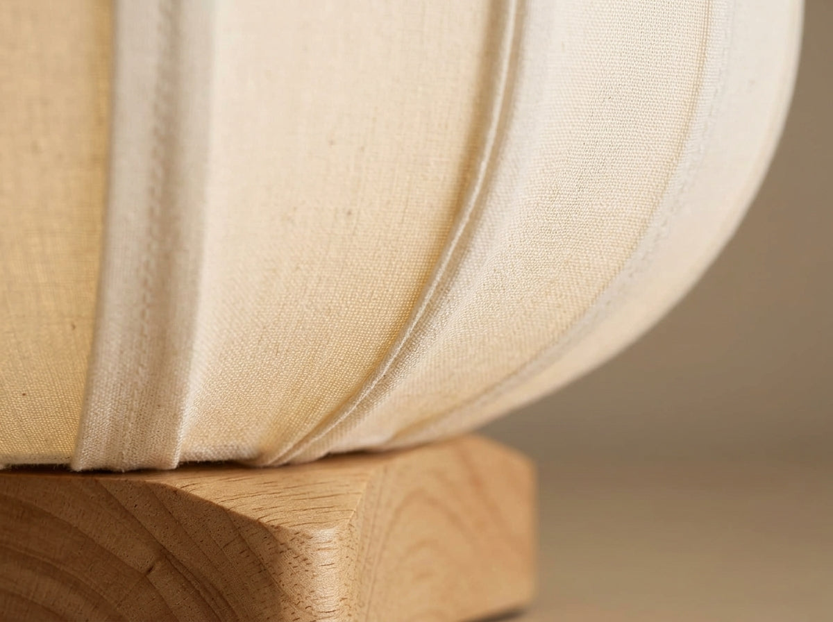Ribbed Glow Table Lamp - Crafted for Warmth & Texture