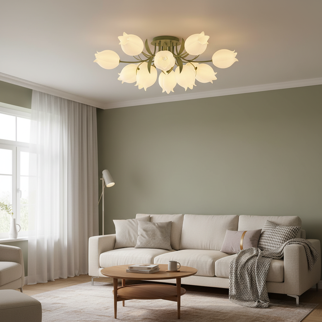 Ricko Modern Ceiling Light with Adjustable Brightness