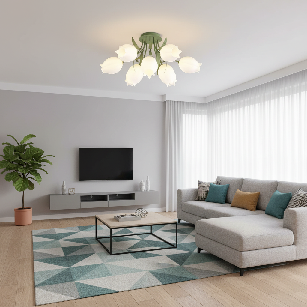 Ricko Modern Ceiling Light with Adjustable Brightness