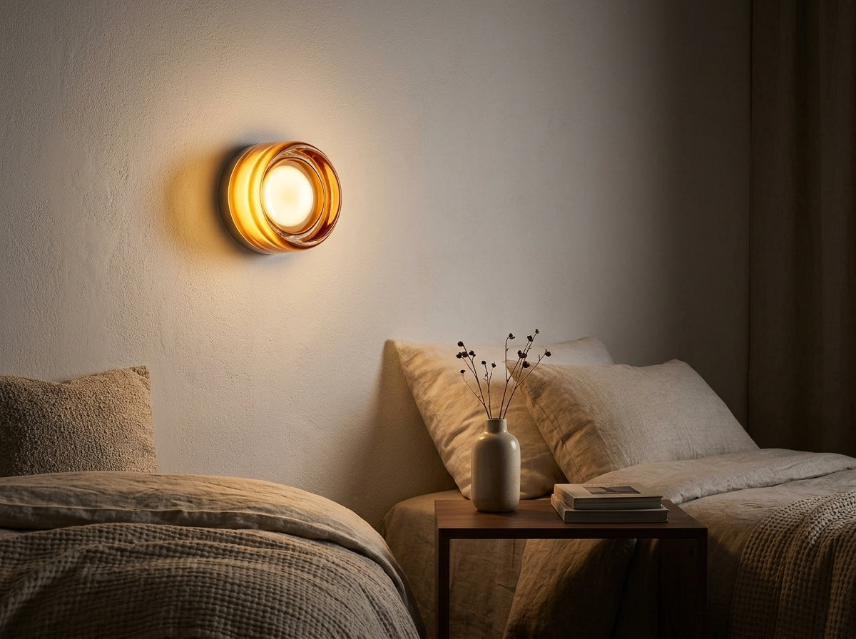 Rounded Glass Wall Sconce - Instant Ambiance, Any Room