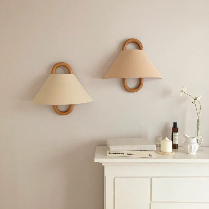 Tapered Wood Sconce