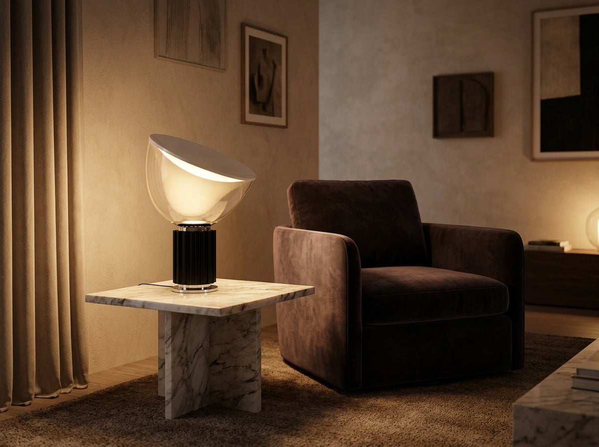 Sculpted Glass Lamp - Set the Mood in Any Room