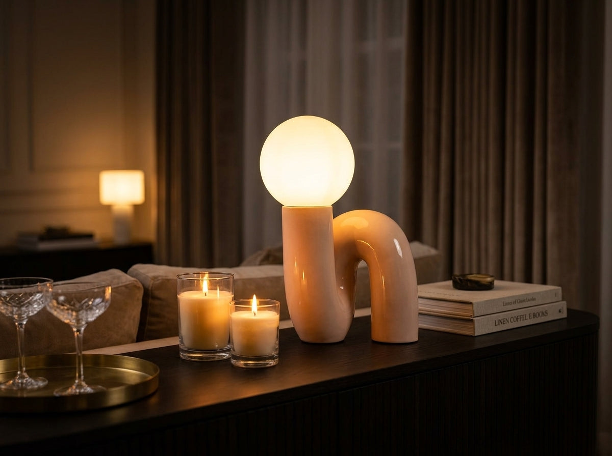 Sculpted Globe Lamp - Sets the Mood in Any Room