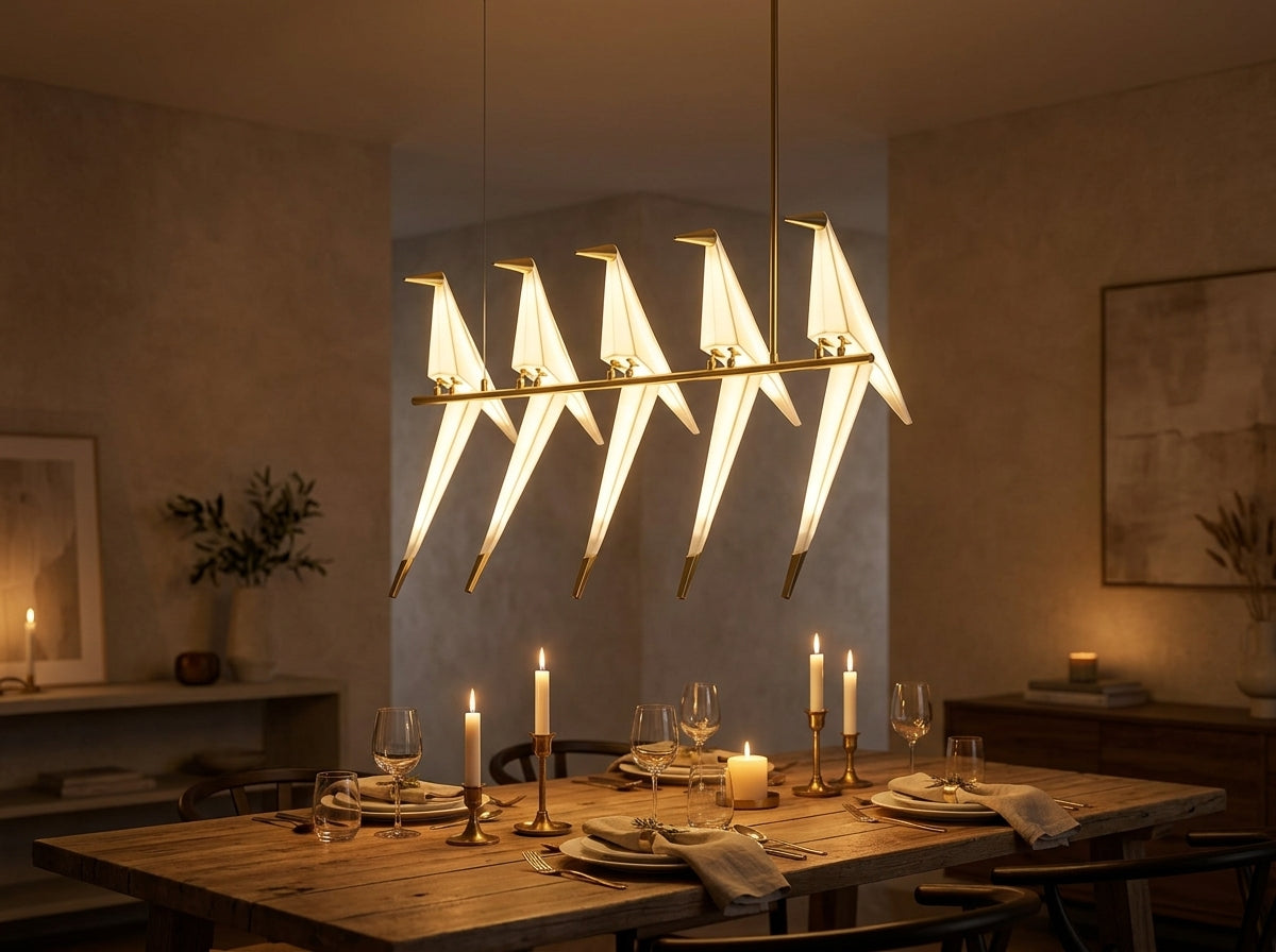 Sparrow Branch Pendant - Sets a Warm, Artistic Mood