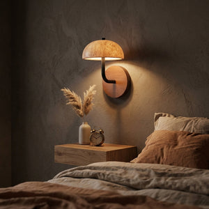 Travertine Arc Sconce - Main Product Image
